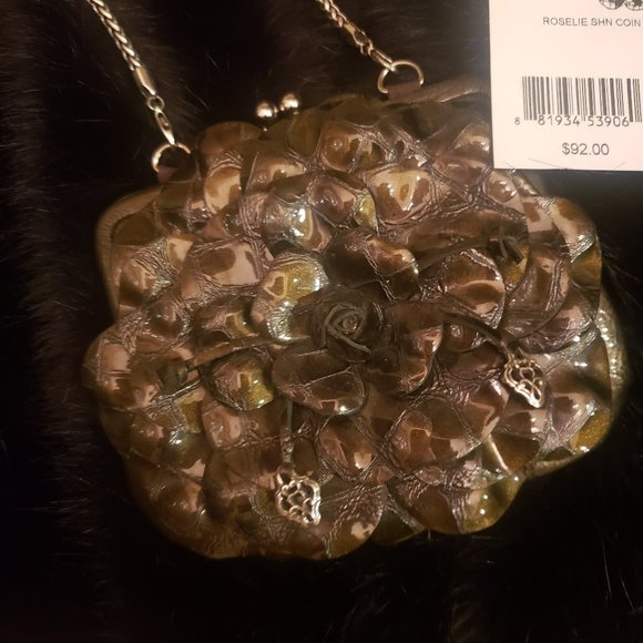 NEW Brighton Roselie Coin Purse in Pewter - Picture 2 of 5